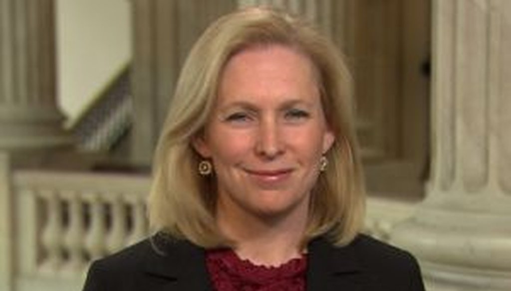 Sen. Kirsten Gillibrand, D-N.Y., decried the frequency of unwanted sexual contact in the military. Did she cite survey data correctly?