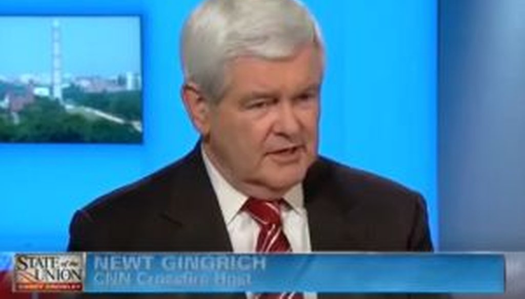 Former House Speaker Newt Gingrich said gangs have increased by 40 percent since Barack Obama was elected president. How accurate is his claim?