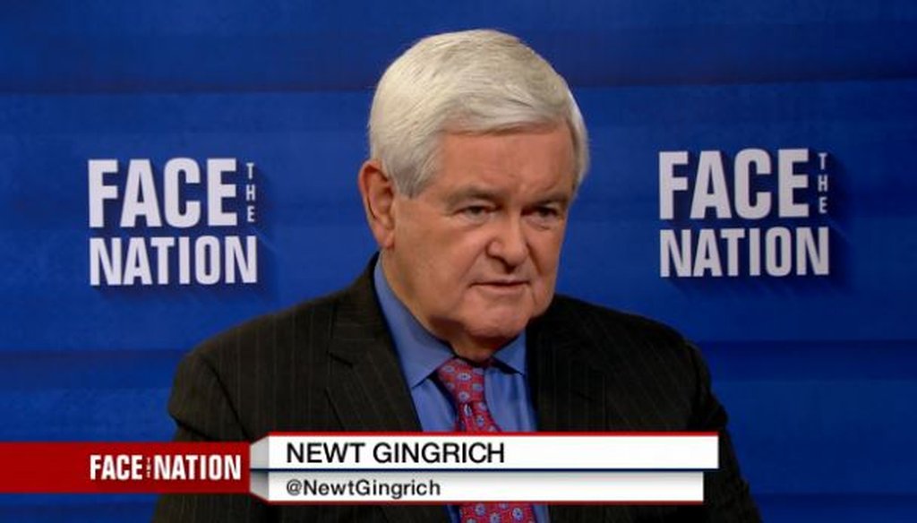 Former Speaker Newt Gingrich spoke to John Dickerson on the Nov. 13 episode of "Face The Nation."