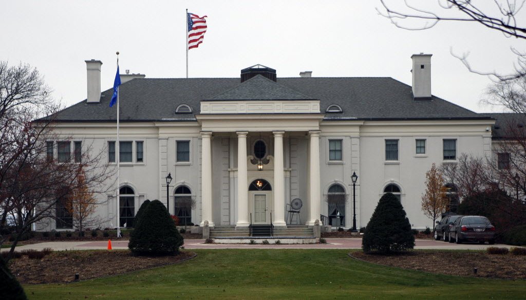 This is the Wisconsin governor's mansion, er, executive residence.