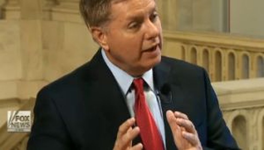 In an appearance on the Fox News Channel, Sen. Lindsey Graham said many illegal immigrants come to the United States to "drop" babies and leave.