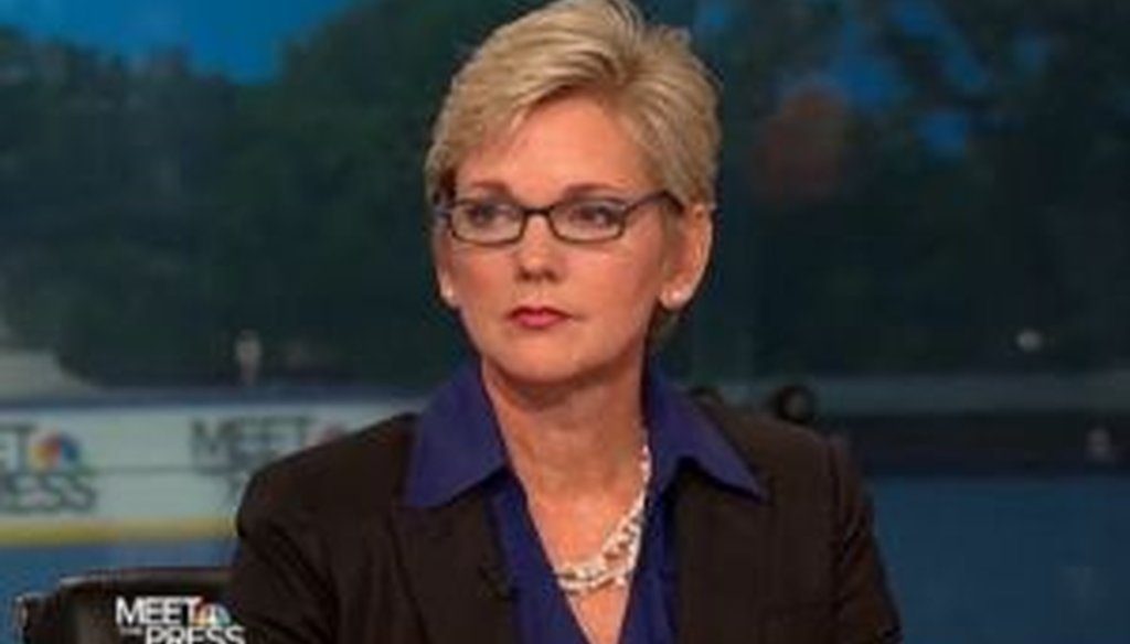 On NBC's "Meet the Press," former Michigan Gov. Jennifer Granholm, a Democrat, discussed the impact of budget cuts on economic growth in her state.
