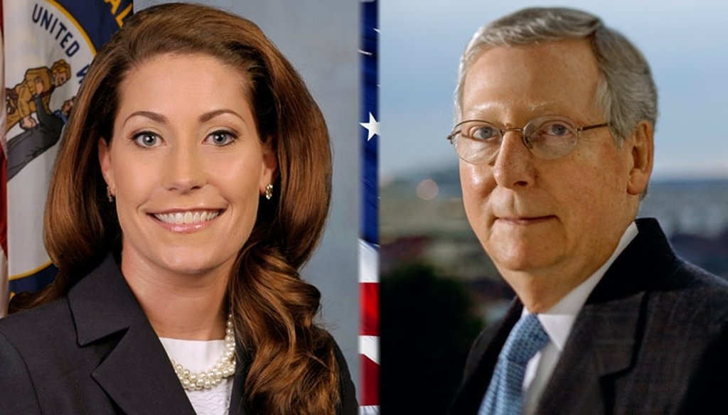 Alison Lundergan Grimes and Mitch McConnell are scheduled to debate Oct. 13, 2014, on Kentucky Educational Television.