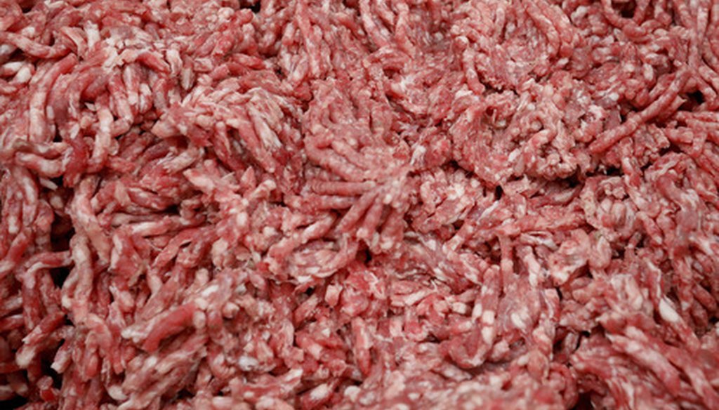Ground meat is ready for sale at Al's Meat Market in Wilmette, Ill., April 29, 2020. Butchers and grocers are facing higher prices for meat due to supply chain issues amid the coronavirus outbreak. (Associate Press).