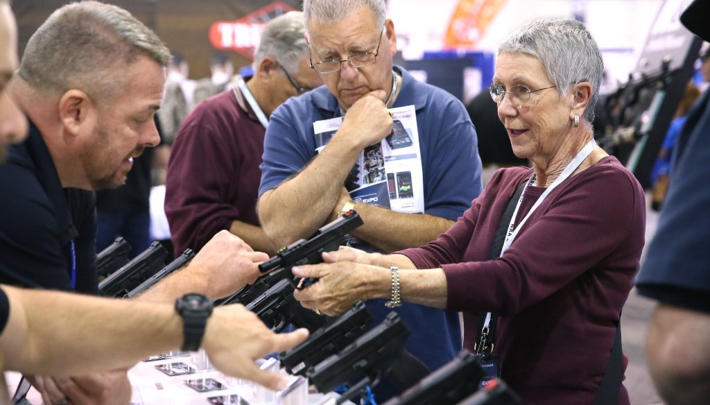 NRA Carry Guard Expo was held in Milwaukee in August 2017. (Michael Sears/Milwaukee Journal Sentinel)