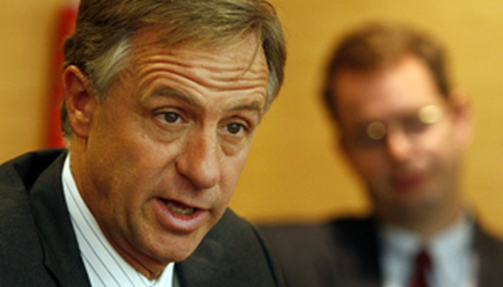 Tennessee Gov. Bill Haslam has presided over tax cuts and an increase in the rainy-day fund, but the libertarian Cato Institute still gave him a 'D.'