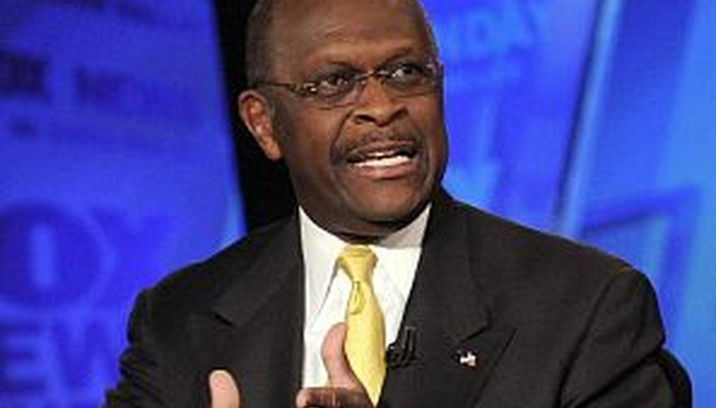 Herman Cain discusses his candidacy for president on Fox News.