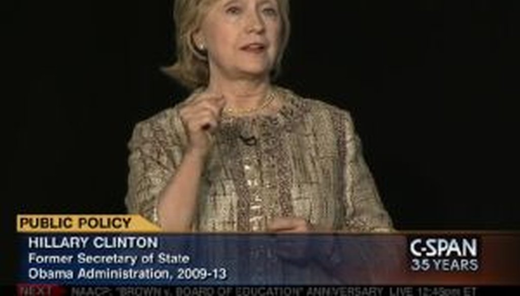 In a recent speech, Hillary Clinton compared the United States and Canada on several measures of economic and personal well-being.