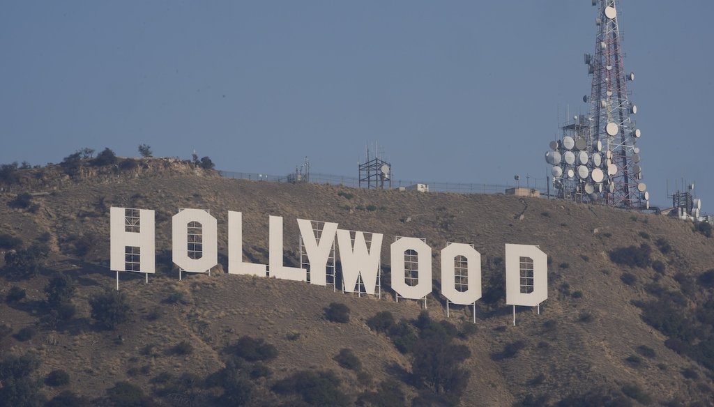 The Hollywood Sign is seen in Los Angeles, Jan. 9, 2025. (AP)