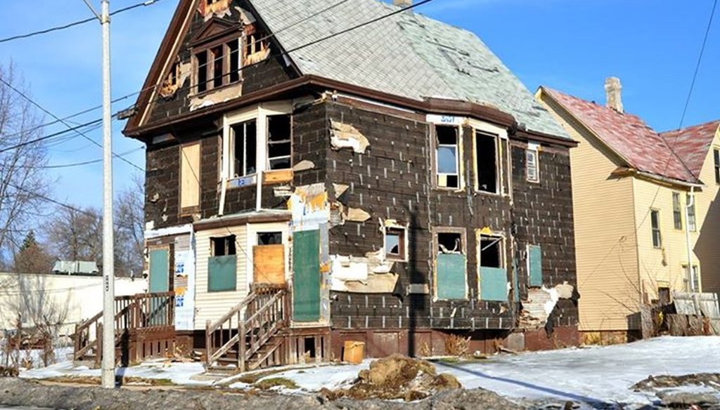 Milwaukee alderman and mayoral candidate Bob Donovan posted this picture of a Milwaukee home on his campaign Facebook page, calling it "the true picture of ‘Milwaukee’s Renaissance’ after 12 years of Mayor Tom Barrett's leadership." Was he right?