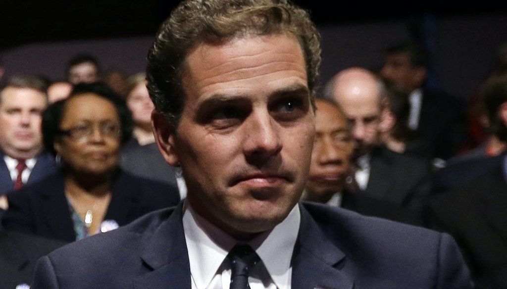 In this Oct. 11, 2012, file photo, Hunter Biden waits for the start of the his father's, Vice President Joe Biden's, debate in Danville, Ky. A recent Senate GOP committee report focuses on Hunter Biden and has fueled problematic social media claims. (AP)