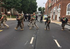 Were militia groups in Charlottesville better equipped than Virginia State Police?