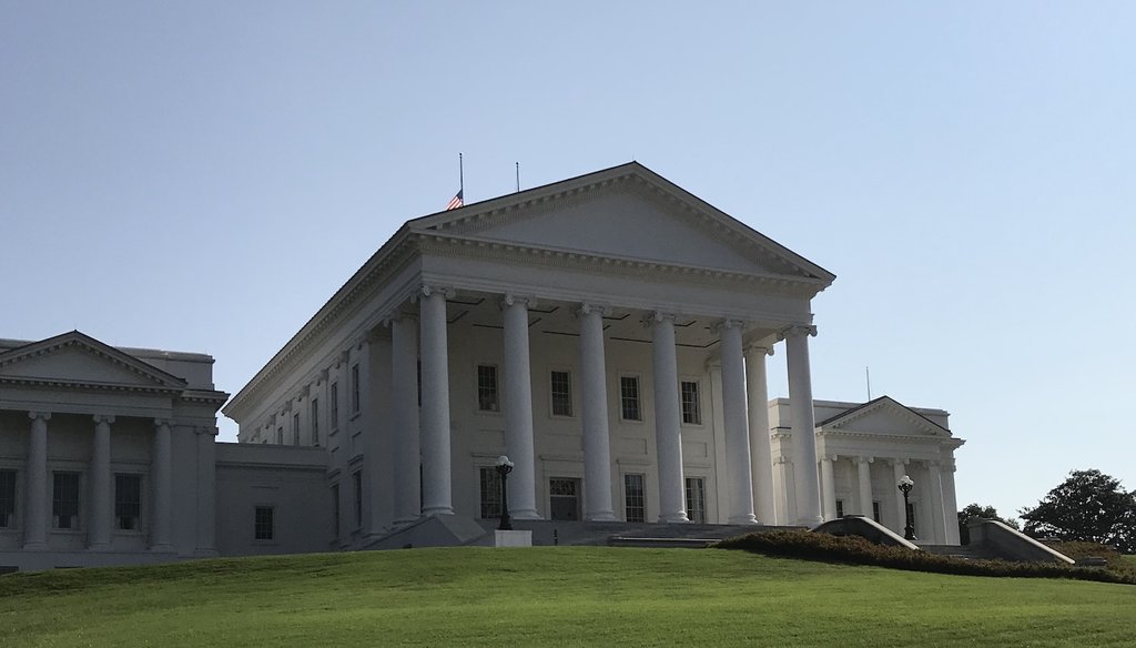 The Virginia State Capitol in Richmond, Va. (photo by Angie Drobnic Holan)