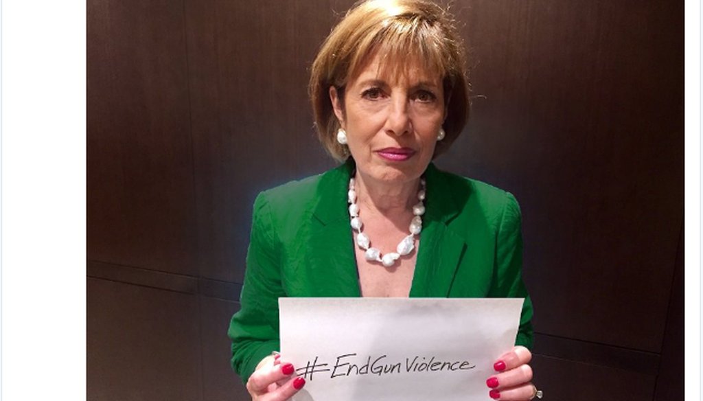 Rep. Jackie Speier, D-CA, posted this image on Twitter on the fourth anniversary of the Sandy Hook Elementary school shooting on Dec. 14, 2016.