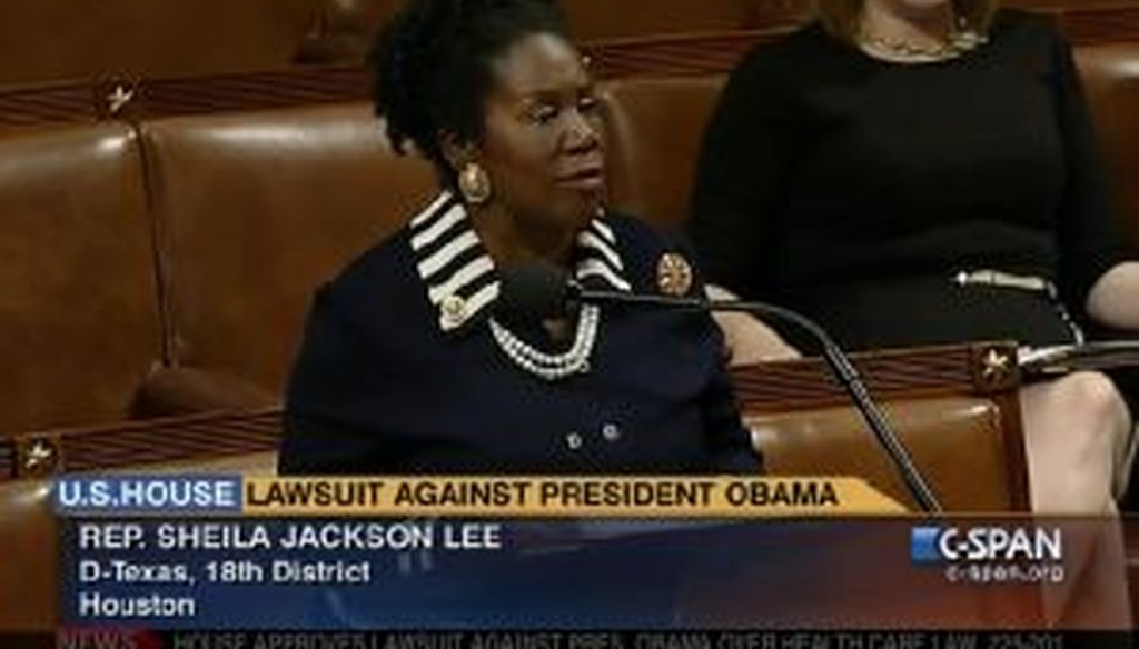 Rep. Sheila Jackson Lee, D-Texas, said, “We did not seek an impeachment of President Bush.” Is that correct?