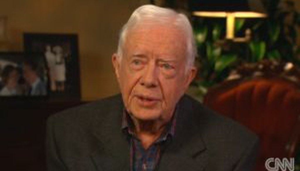 CNN's Piers Morgan interviewed former President Jimmy Carter on Feb. 21, 2013. We checked a claim by Carter that he didn't raise any money for his 1976 campaign against President Gerald Ford.