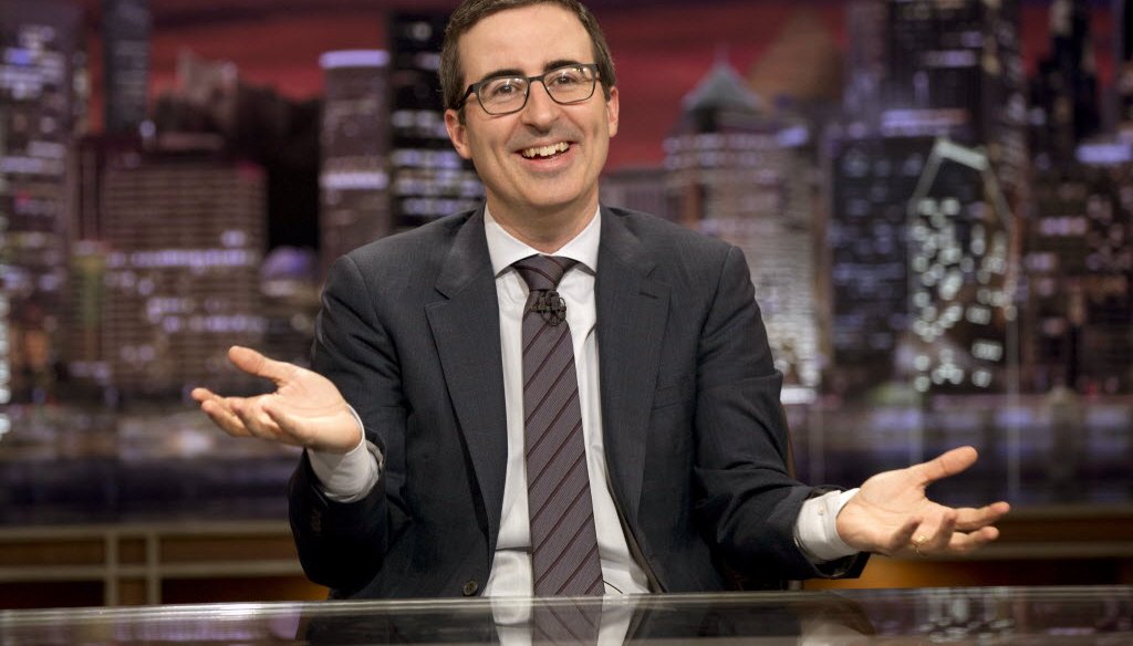 John Oliver, formerly of "The Daily Show with Jon Stewart," hosts "Last Week Tonight" on HBO. (AP photo)