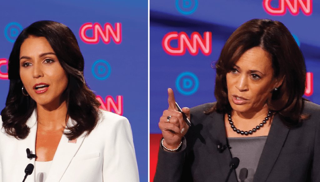 Politifact Were Tulsi Gabbards Attacks On Kamala Harris Record As A California Prosecutor On