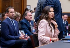 President Donald Trump fires Kristi Noem as DHS secretary. A look back at her falsehoods