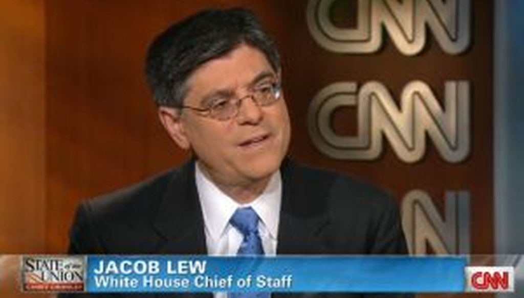 Was White House chief of staff Jack Lew wrong about how many votes it takes to pass a budget in the Senate? We check a comment from CNN's "State of the Union with Candy Crowley."