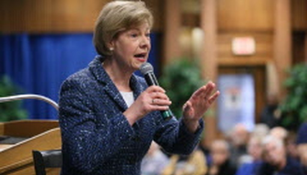 U.S. Sen. Tammy Baldwin says the Trump administration “has banned the CDC even using the word ‘transgender.'”