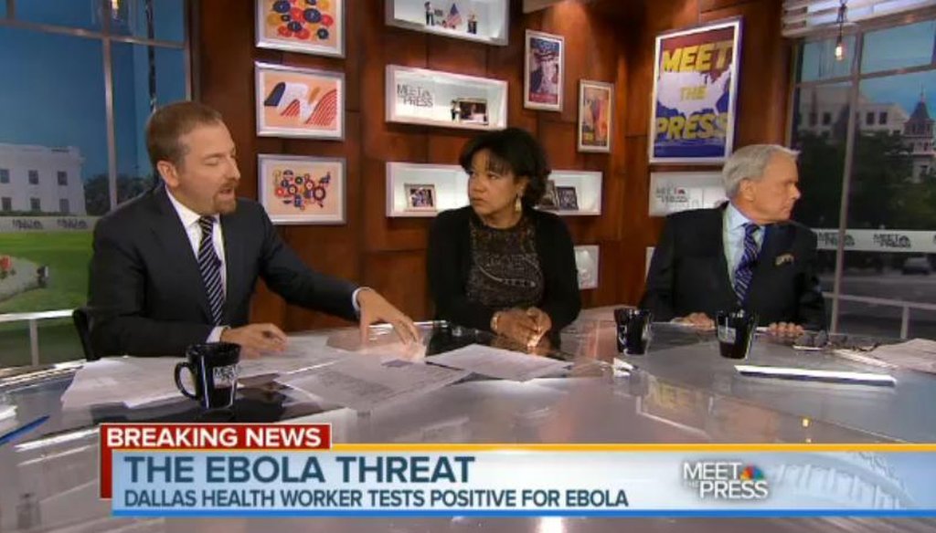 The Sunday shows discussed the possibility that Ebola could spread further in the United States.