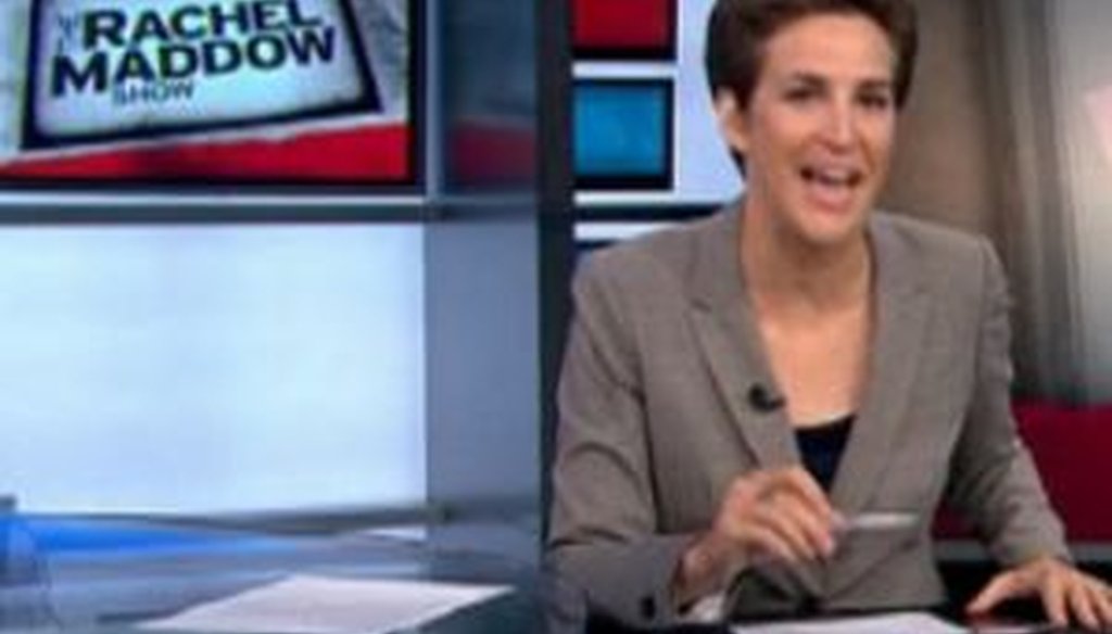 MSNBC host Rachel Maddow said illegal immigration was not getting worse.