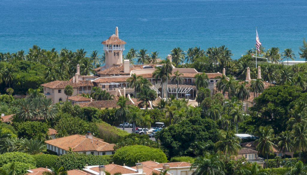 This is an aerial view of former President Donald Trump's Mar-a-Lago club in Palm Beach, Fla., Wednesday Aug. 31, 2022. The Justice Department says classified documents were "likely concealed and removed" from the estate. (AP)