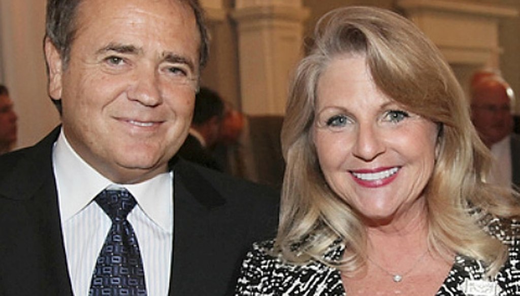 Businessman Jonnie Williams and Maureen McDonnell, Virginia's first lady, pose at a 2011 reception in the Executive Mansion. Williams has given more than $150,000 in gifts and loans to Gov. Bob McDonnell and his family. 