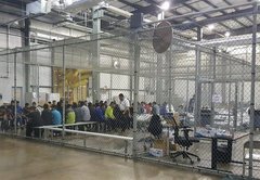 Website claims child immigrants kept in dog kennels, concentration camps. Here are the facts