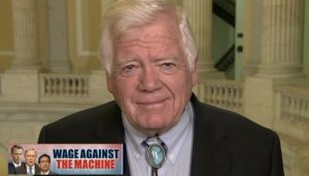 Rep. Jim McDermott, D-Wash., said on MSNBC that earning the minimum wage wouldn't get you half the way to the poverty level. Is that right?