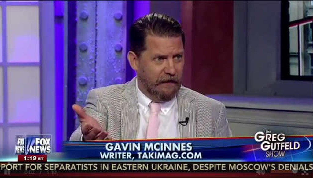 Conservative writer Gavin McInnes ties undocumented immigrants to half of Texas murders (screengrab)