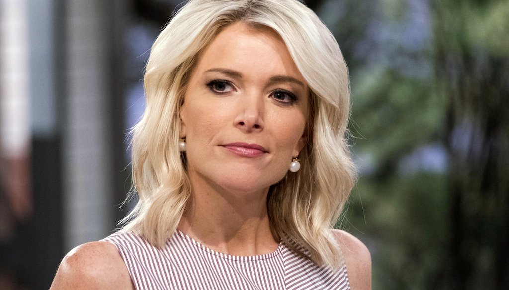 Megyn Kelly poses Sept. 21, 2017, on the set of her show, "Megyn Kelly Today" at NBC Studios in New York.