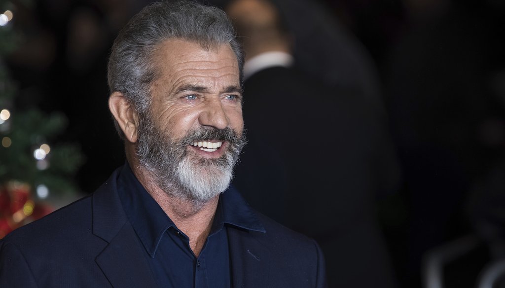 Actor Mel Gibson poses for photographers upon arrival at the premiere of the film 'Daddys Home 2', in London, Thursday, Nov. 16, 2017. (Photo by Vianney Le Caer/Invision/AP)