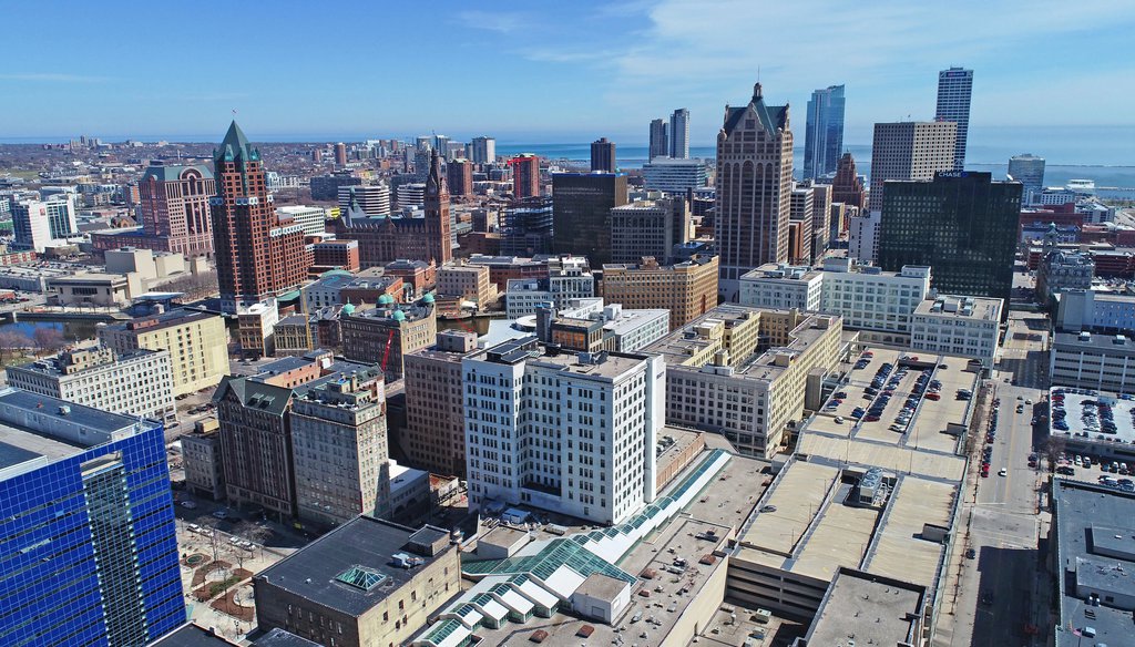Milwaukee skyline. (Milwaukee Journal Sentinel.)