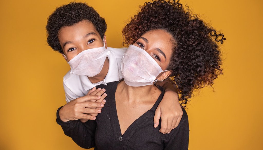 Public health doctors recommend masks for children over 2 years old. (Shutterstock)