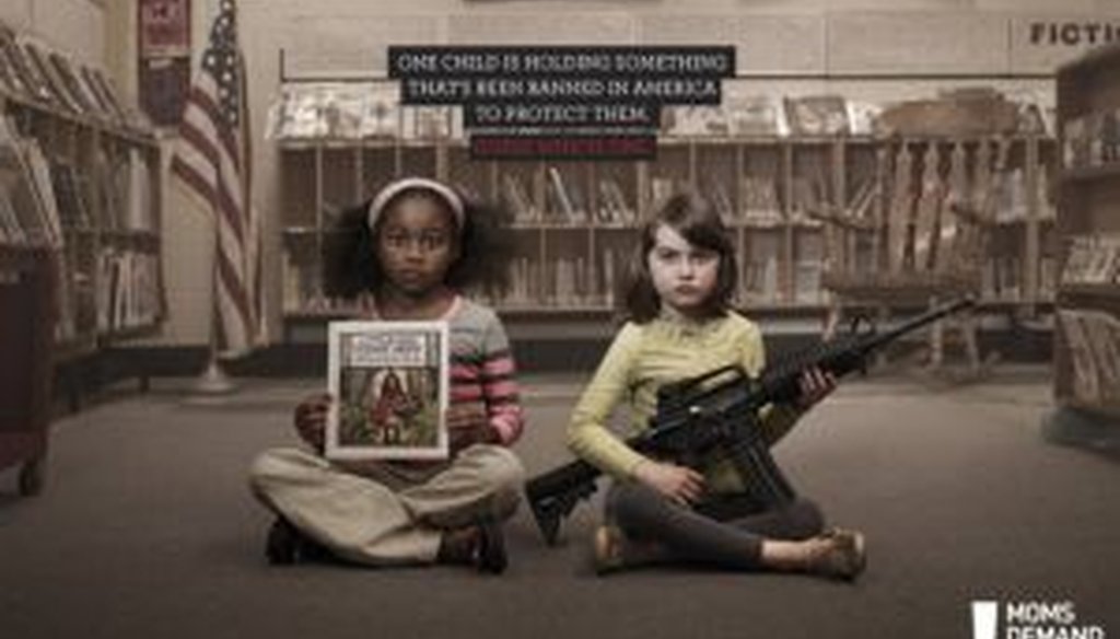 Moms Demand Action for Gun Sense in America offered this comparison -- "Little Red Riding Hood" has been banned in the U.S., but not assault weapons. We look at whether it's a solid comparison.