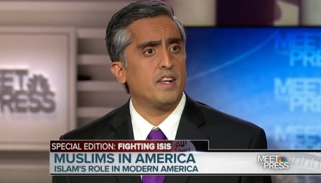 Muslim author, attorney and commentator Arsalan Iftikhar participated in the "Meet the Press" roundtable on Nov. 22, 2015.