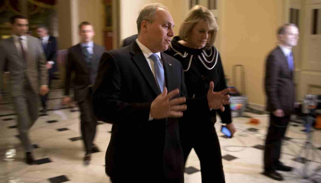 U.S. Rep. Steve Scalise, R-La.,  the No. 3 Republican in the House, heads to the floor for a budget vote, on Dec. 11, 2014. (New York Times photo)
