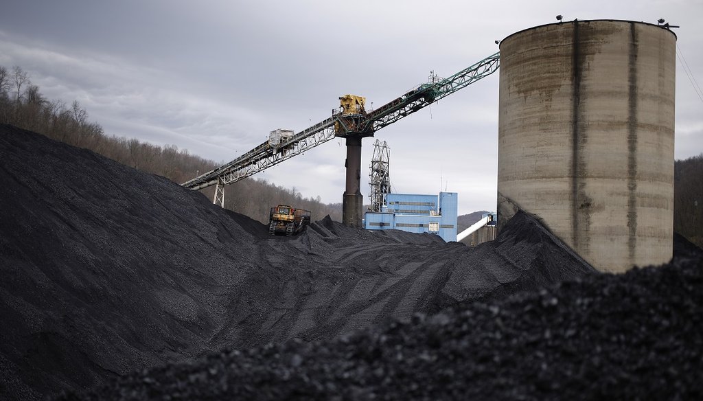 Mounds of unsold coal near Fairview, W.Va., April 11, 2016. The $1.5 trillion tax bill barreling toward President Donald Trump's desk is overwhelmingly a big win for corporations, but not every business benefits equally. (Luke Sharrett/The New York Times)
