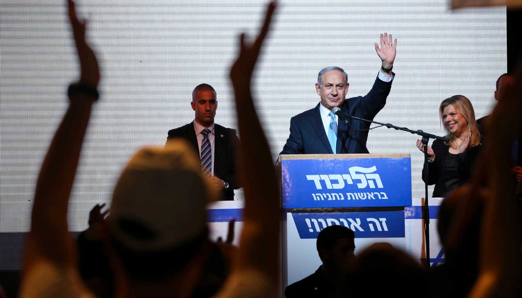 Israeli Prime Minister Benjamin Netanyahu defied expectations with a decisive victory that gave his Likud Party 30 seats in the 120-member parliament. (AP)