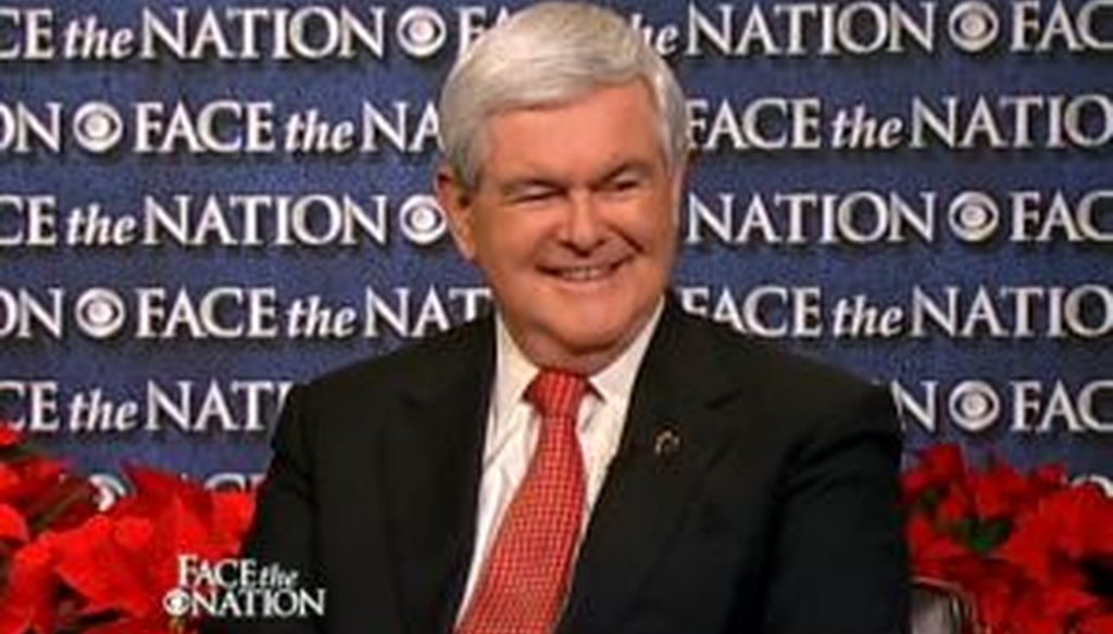 Newt Gingrich articulated a forceful but controversial approach to the judiciary on the Dec. 18, 2011, edition of CBS' "Face the Nation."