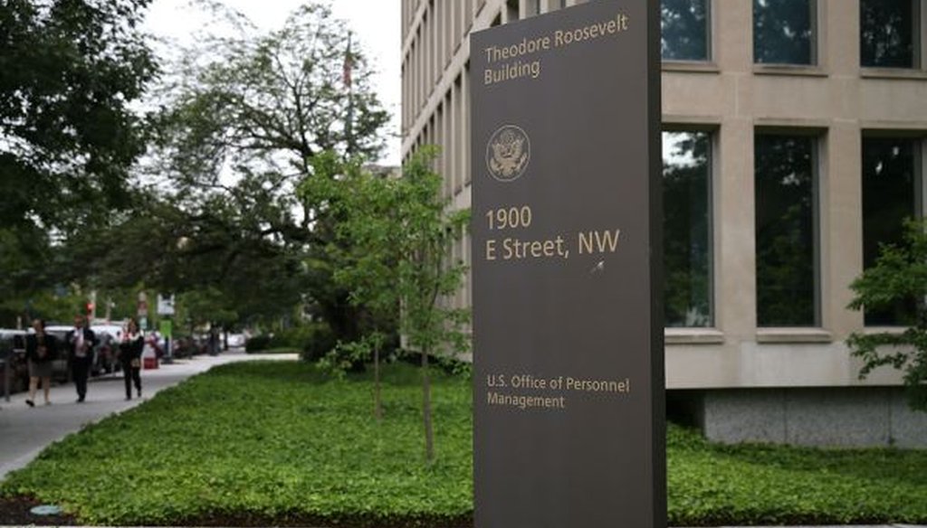 The Office of Personnel Management headquarters on June 5, 2015. U.S. investigators have said that at least 4 million current and former federal employees might have had their personal information stolen by Chinese hackers. (Mark Wilson/Getty Images)