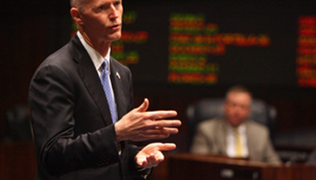 Gov. Rick Scott will give his first State of the State speech on March 8, 2011.