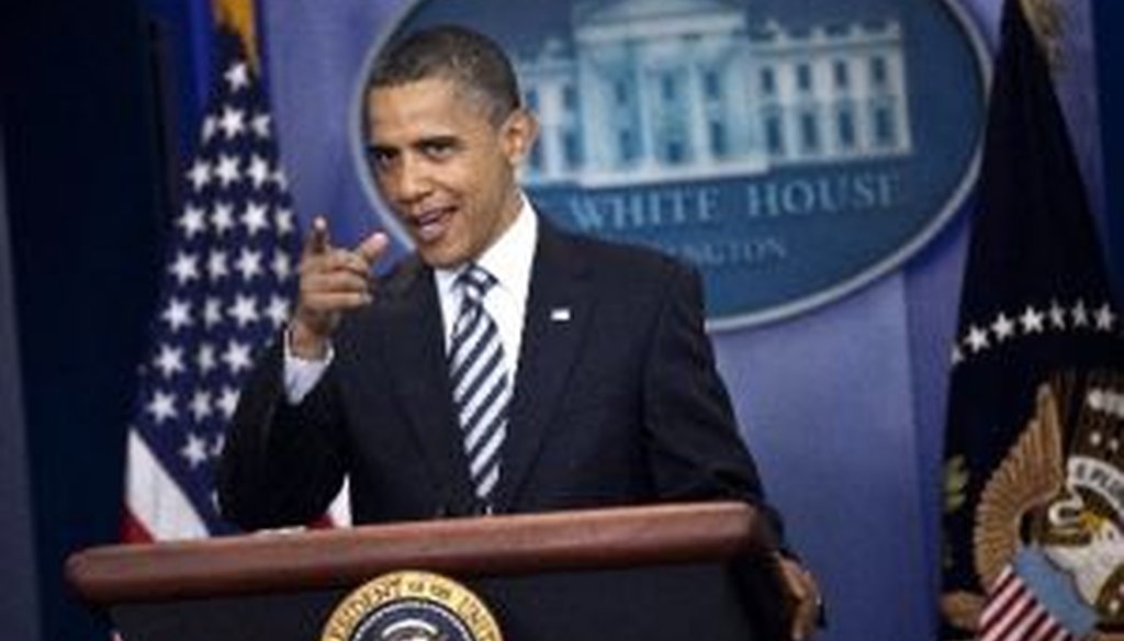 President Barack Obama speaks to the press after releasing a long form version of his birth certificate.