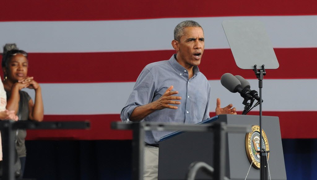 President Barack Obama touched on jobs, business climate and other economic topics during his Labor Day speech in Milwaukee on Sept. 1, 2014.