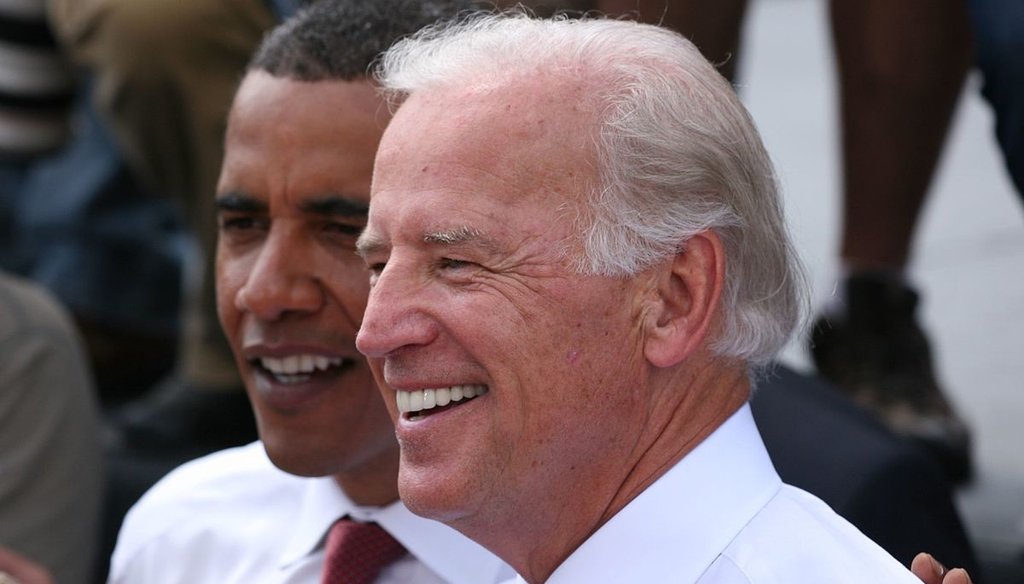Barack Obama and Joe Biden in 2008. (Wikimedia Commons)
