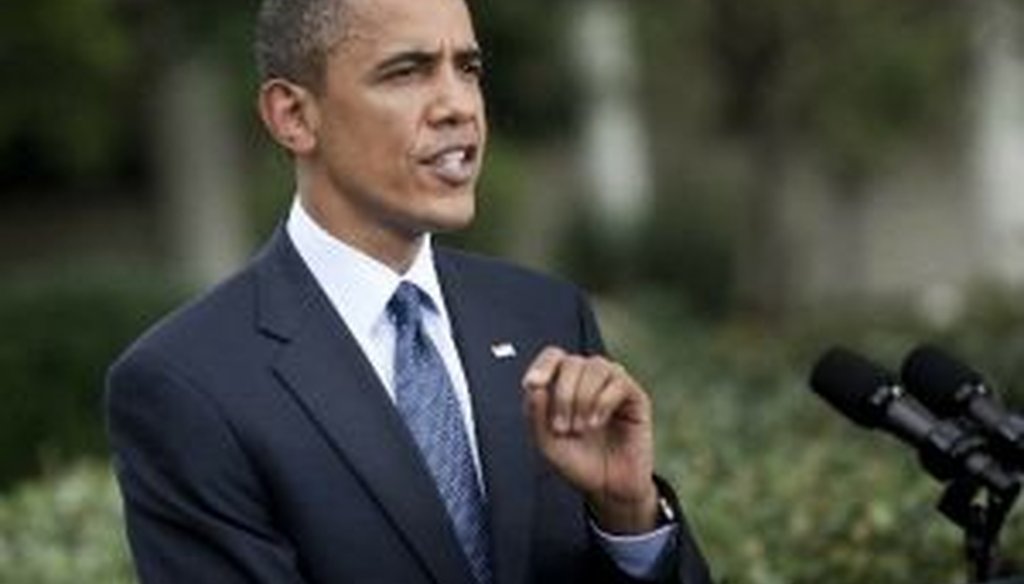 President Obama praised the new financial regulations passed by Congress on Thursday.
