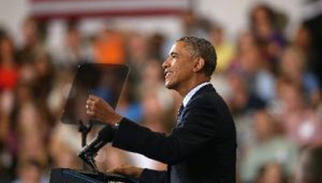 President Barack Obama delivered an address on the economy at Knox College in Galesburg, Ill.