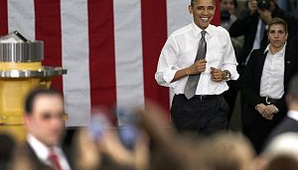 President Barack Obama visited Arden, N.C., the day after delivering the State of the Union address. (AP Photo)